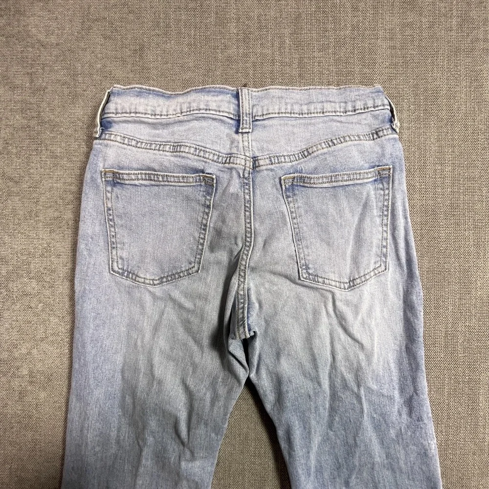 Old Navy Boys 14 Built In Flex Straight Jeans Blue Denim Light Wash Streetwear